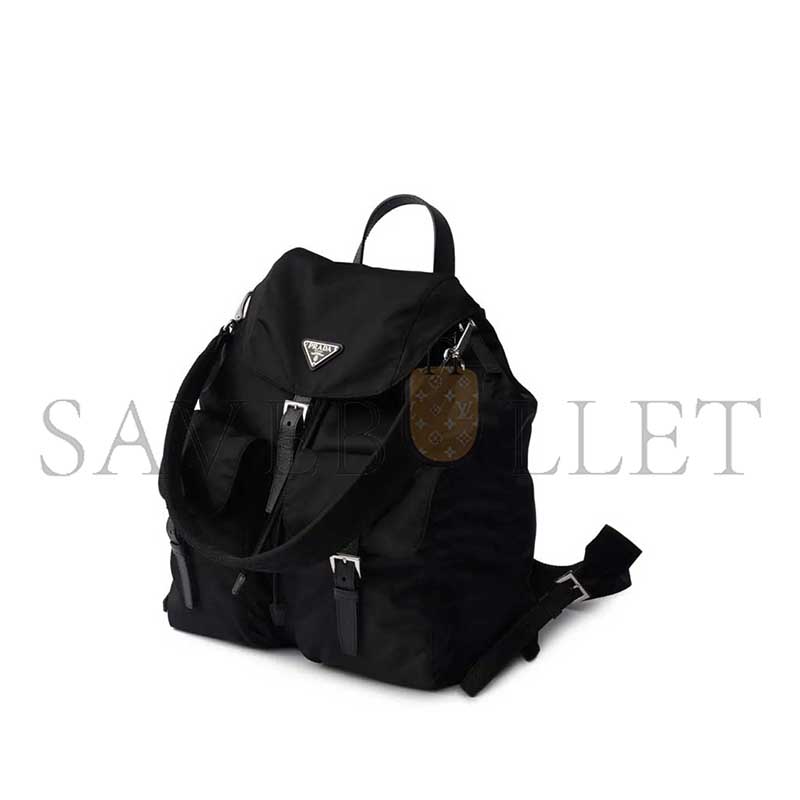 PRADA MEDIUM RE-NYLON BACKPACK WITH POUCH 1BZ811 (32*30*15cm) 
